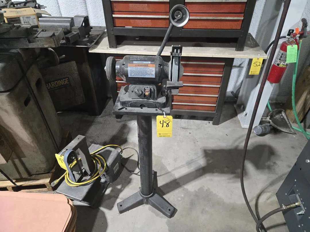 Ironton 8" Bench Grinder on Pedastal