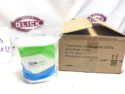 Petra 5″ x 8″ Club Wipes 1200 Wipes Per Roll (4 Rolls/Box)