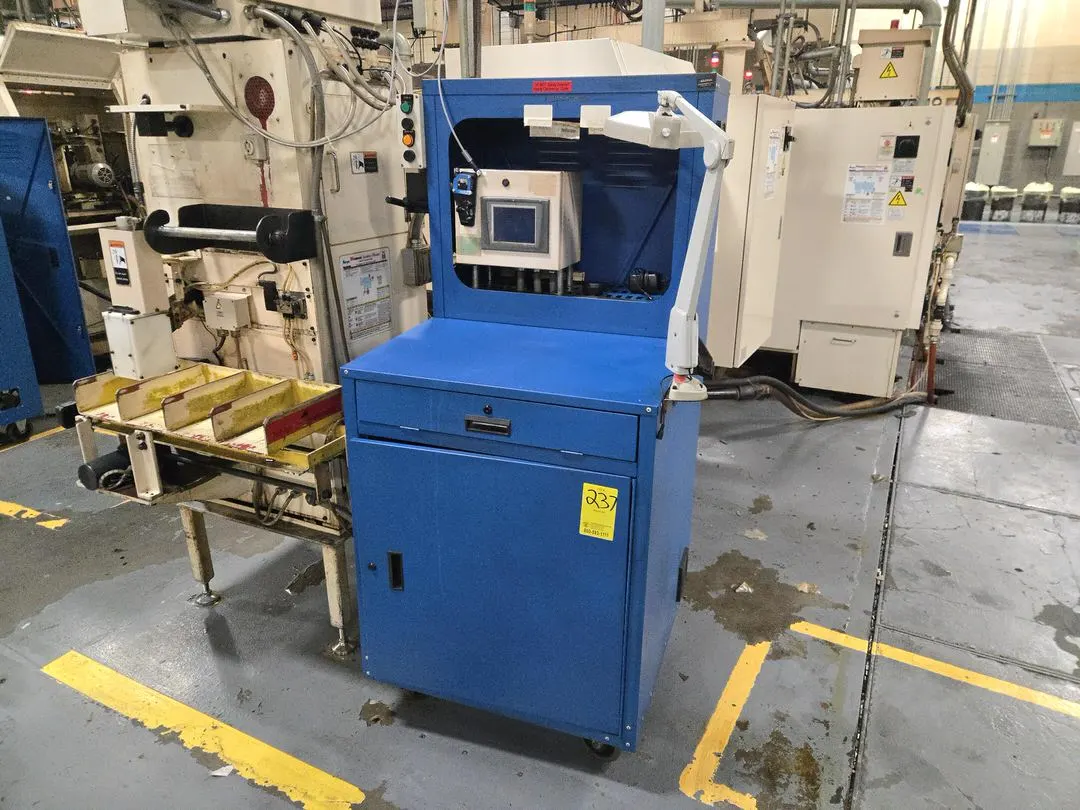 (1) Gage/Reporting Cabinet and Contents, Blue