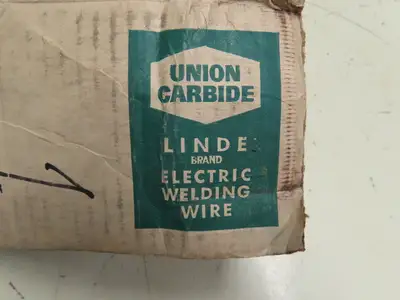 Union Carbide Linde 100 Welding Wire 1/8" Mig 55 LBS Spool