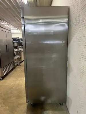 Used Hoshizaki Used Hoshizaki R2A-FS Stainless Steel Two Door Reach In Refrigerator 115V - TH1 Refrigerators Illinois US | Falcon Restaurant Supply #1374925