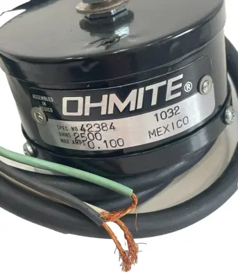 NEW OHMITE 42384-2500 RHEOSTAT 2500OHMS .10AMP 423842500