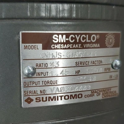 NEW Sumitomo SM-Cyclo CNHJS-6105Y-43