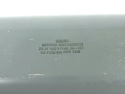 NEW AEROVOX S62D6025SE21 0202535 CAPACITOR