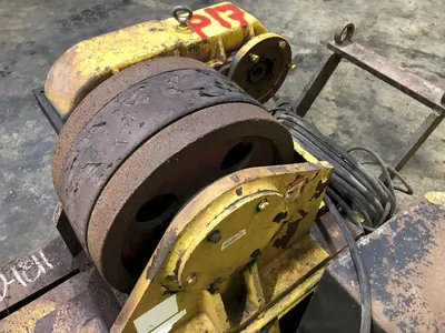 60 TON WELDWIRE MODEL #WER-60  POWERED TANK TURNING ROLLS WITH IDLER: STOCK #16905