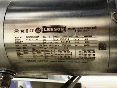 Carr Centritech UniFuge Pilot centrifuge, 316L SS.