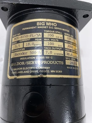 USED Baldor Electric MTE-4050-FL-5A