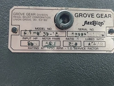 NEW Grove Gear DXHMQ230-1B