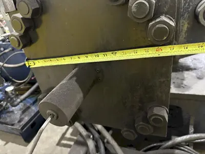 200 TON (2-3/8" TO 9-5/8") DIAMETER TRUE GRIT MODEL CT200 HYDRAULIC TUBE & PIPE PUSH POINTER / END FORMER/ SWAGING PRESS: STOCK #22399