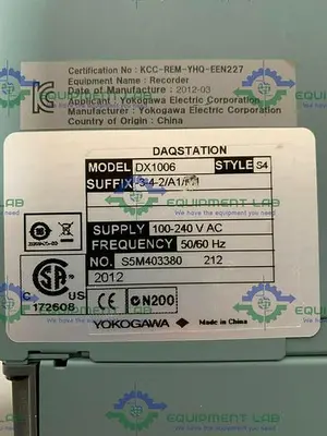 USED YOKOGAWA DAQSTATION DX1006 100/240V