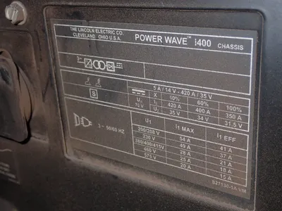USED LINCOLN ELECTRIC POWERWAVE I400
