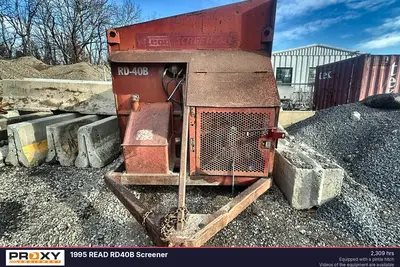 Used 1995 READ RD40B SCREENER Vibratory Screens Pennsylvania US | Proxy Equipment #1385037