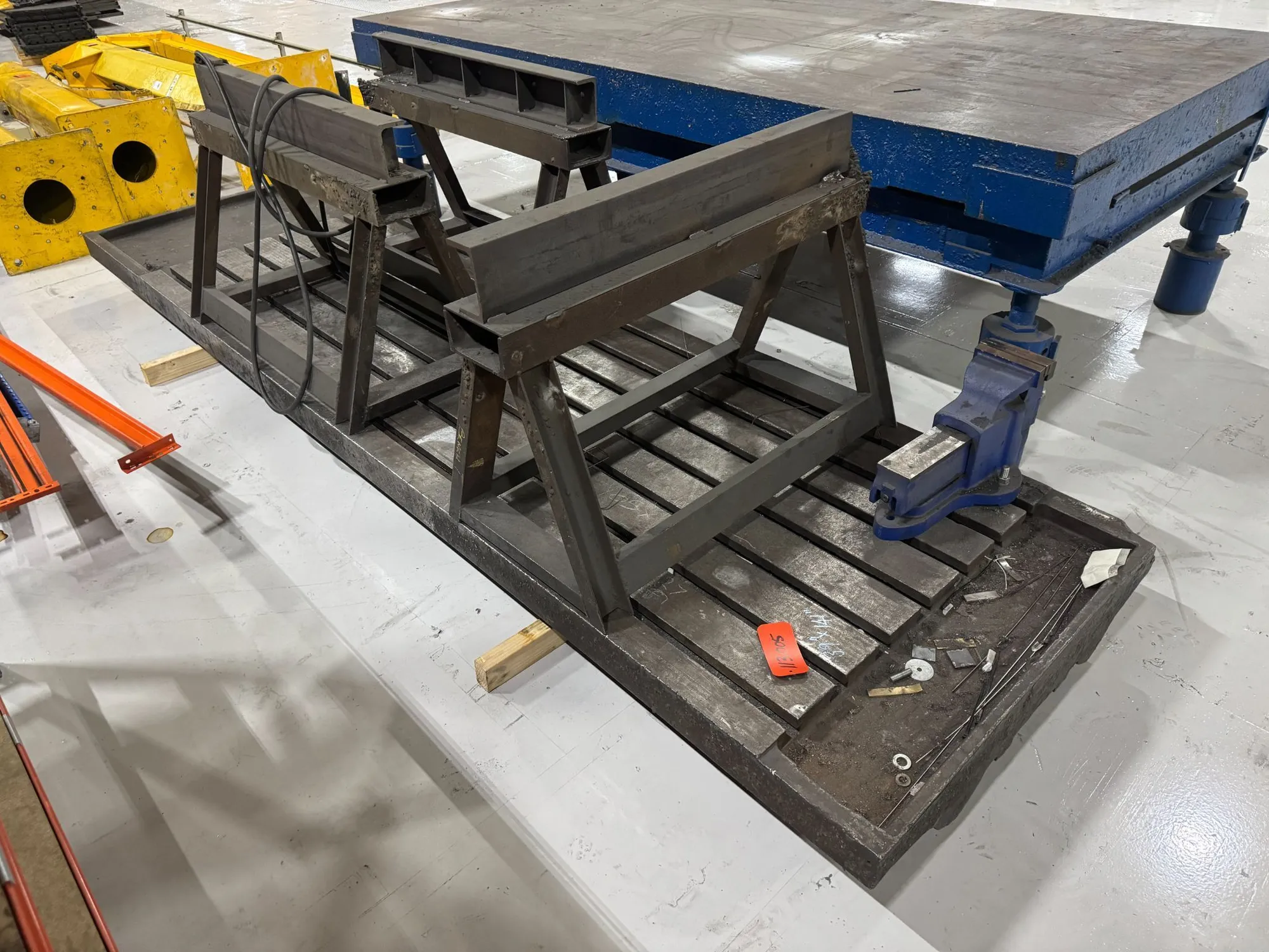 USED Tee Slotted Bed Plate Bed Plate Tables, Floor & Layout Plates