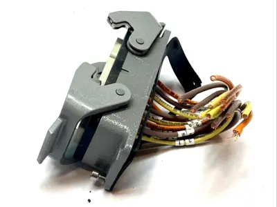 USED HARTING HOOD DOUBLE TOP HOOK W/ 09330162601 INSERT