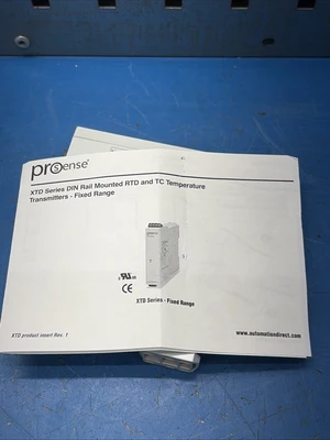 PROSense Temperature Transmitter XTD-0300F-PT1 Automation Direct! NNB + Warranty