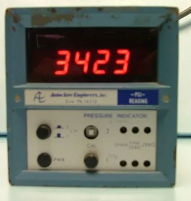QTY. 1. AUTOCLAVE ENGINEERS INC PRESSURE INDICATOR...