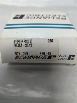 New | in-Stock RELIANCE ELECTRIC 63481-39AX Miscellaneous Equipment (Electrical & Power) | Surplus Asset Holdings #1199852