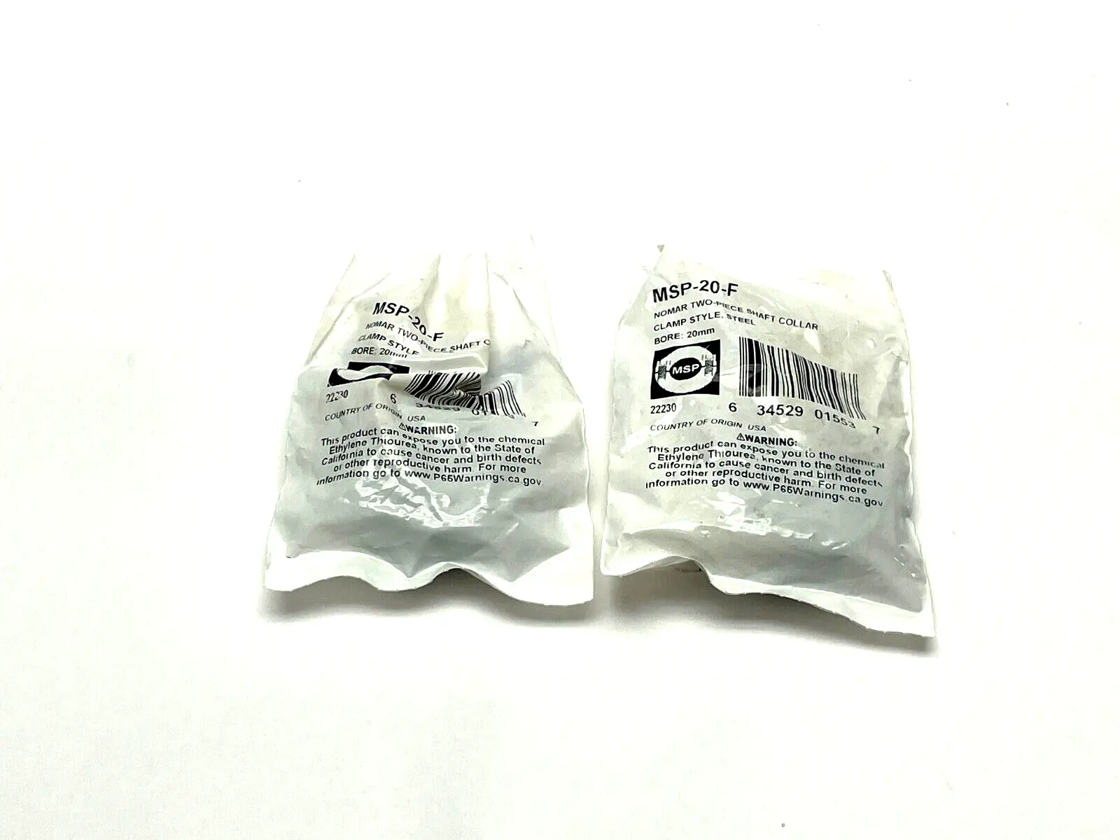MSP-20-F | Ruland  Two-Piece Shaft Collar LOT OF 2 - New