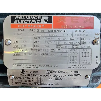 NEW RELIANCE ELECTRIC P18G0535F