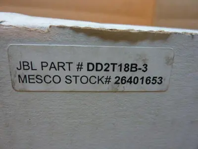 NEW JBL DD2T18B-3