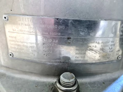 SPX Seital SE 13 CX self-cleaning cream concentrator, 316SS.