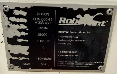 2021 ROBOVENT CFX-1000-1.5-M1338-460 Mist Collectors | Great American Equipment Company (6)