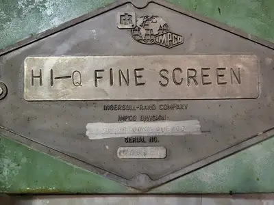 Hi-Q Fine Pressure Screen w/ 200 hp Motor
