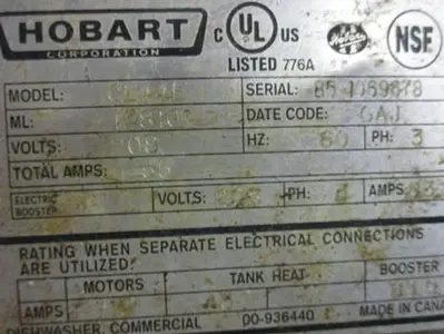 USED HOBART CL44E