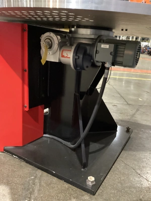 Rotary Indexing Table w/ Perforated Downdraft Surface for Welding/Assembly USED