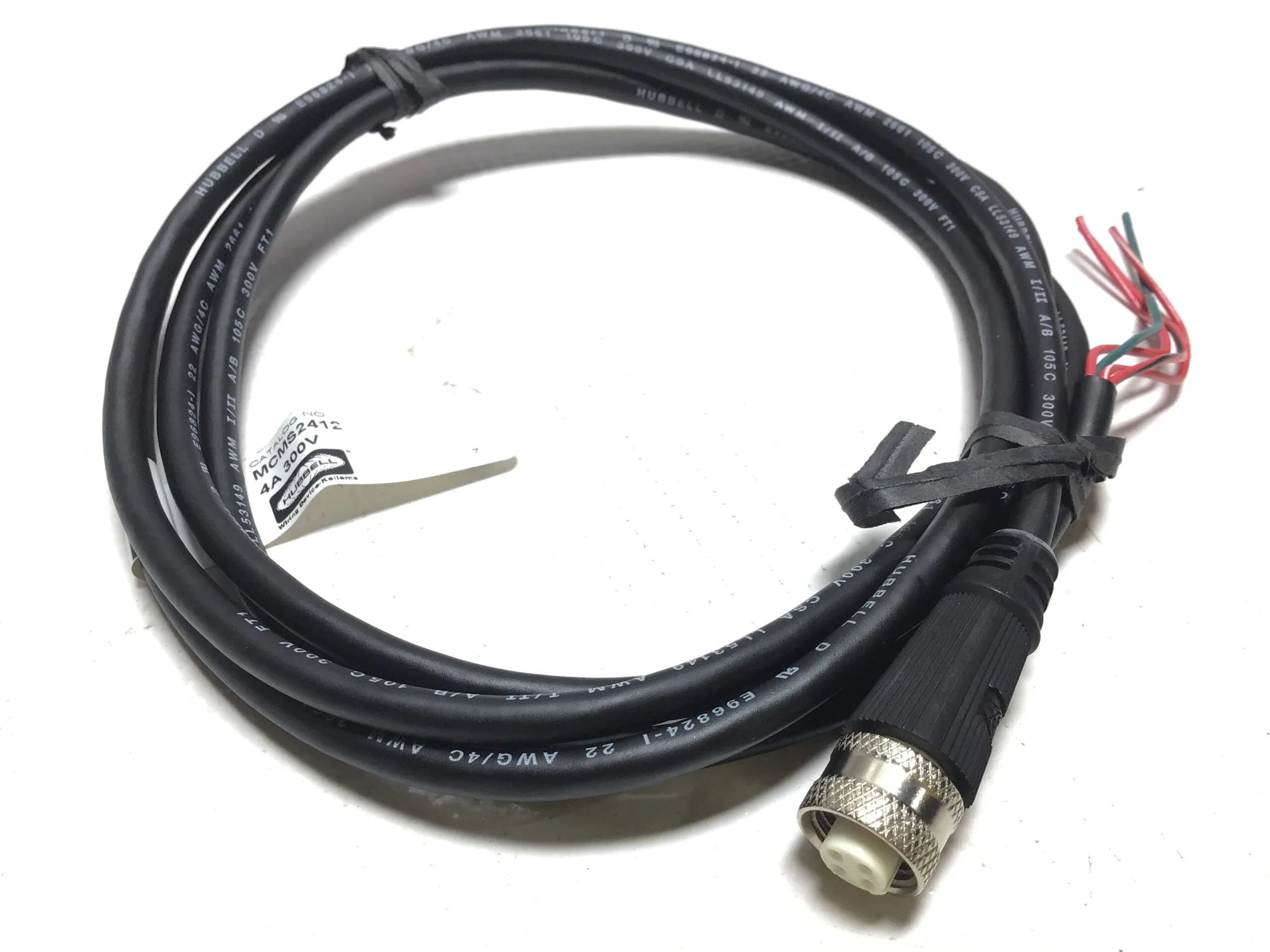 Hubbell MCMS2412 Micro-Quick Female Plug 2 Meters Brass Coupling