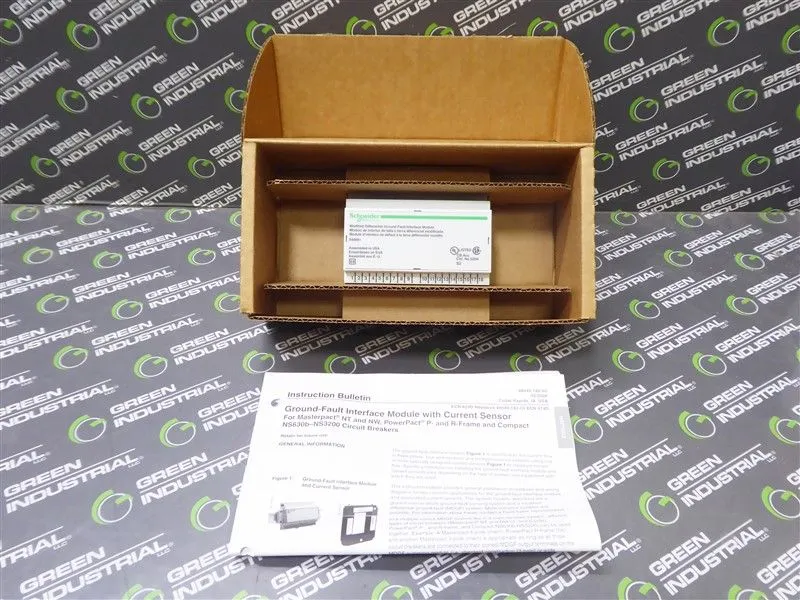 Schneider S48891 MDGF/SGR Masterpact / PowerPact Ground Fault Interface New NIB