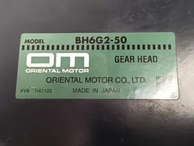 Used Oriental Motor Induction Gear Motor BHI62F-G2 BH6G2-50 Gearmotors Michigan US | Maverick Industrial Sales #1394740