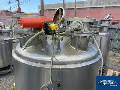 USED Lee Industries 360 Gal Lee Reactor, 304 S/S, 20/100#