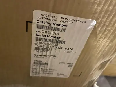 Allen Bradley 22C-D310A103 Ser A 250 HP Powerflex 400 AC Drive Stock S-395