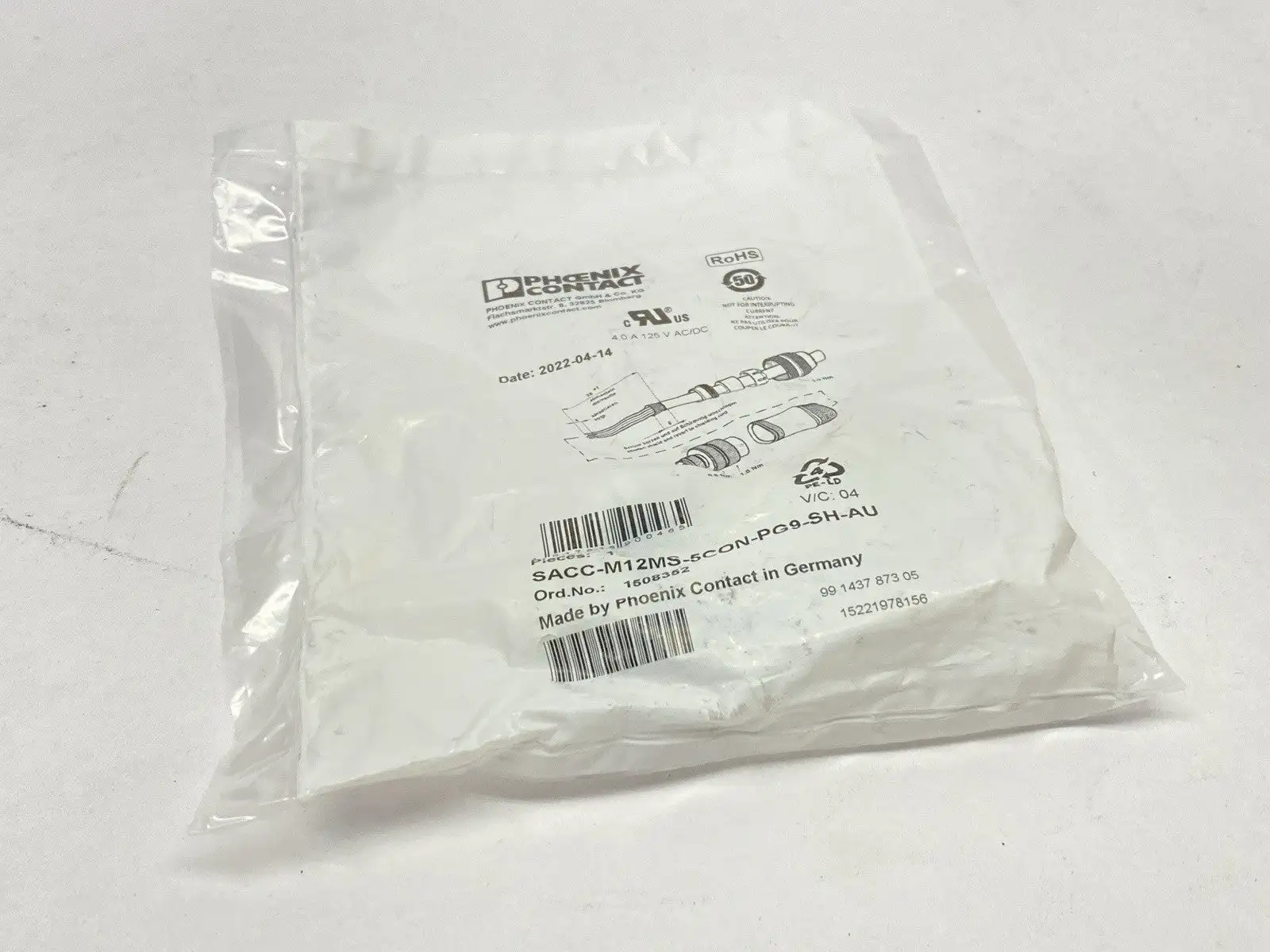 SACC-M12MS-5CON-PG9-SH-AU | Phoenix Contact - New