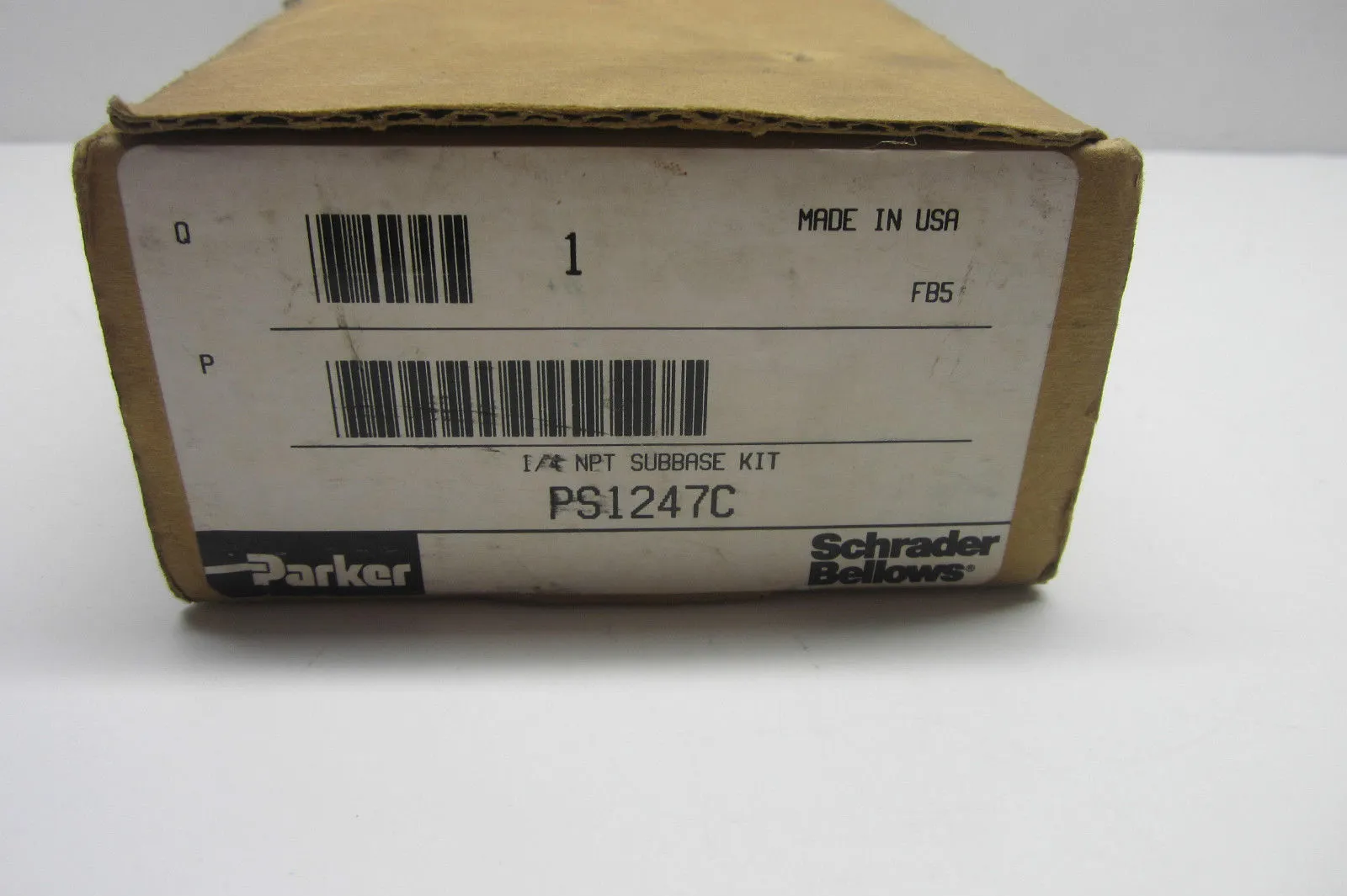 NEW PARKER PS1247C SUBBASE KIT 1/4" NPT PS1247C