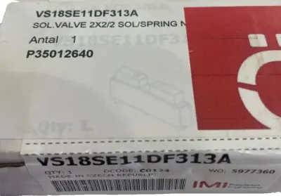 NEW IMI NORGREN VS18SE11DF313A VALVE VS18 2X2/2