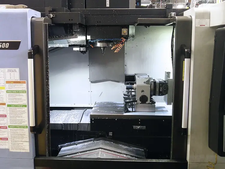 Used 2021 Doosan DNM 4500 Vertical Machining Centers Illinois US | Machine Tool Bids #1336116