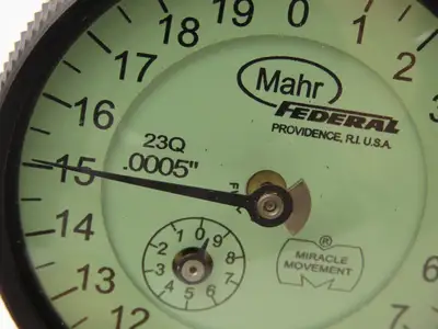 Mahr Federal 2014810 23Q-RC MarCator Dial Drop Indicator 0-20 .050"Span .0005"