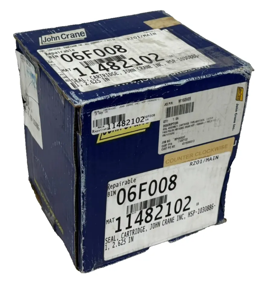 NEW JOHN CRANE 11482102 SEAL CARTRIDGE HSP-1030886-1 2.625"