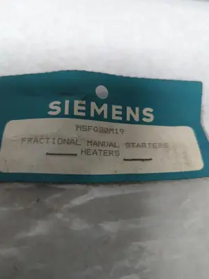 New | in-Stock SIEMENS MSFG30M19 Miscellaneous Equipment (Electrical & Power) | Surplus Asset Holdings #1191867