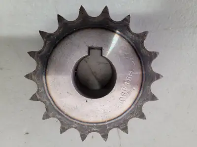 Roller Chain Sprocket 08B18H, No. 08, 18 Teeth