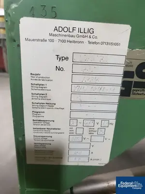 USED Illig Illig Thermoforming Line, Model RDM 70K / VHW 72