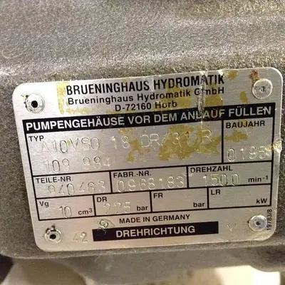 USED BRUENINGHAUS HYDROMATIK A10VS0 18 DR/31 R 109 984