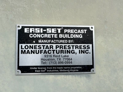 Easi-Set 8x12 Precast Concrete Building