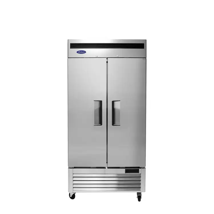 New | in-Stock Atosa New Atosa MBF8506GR Bottom Mount Slim (2) Door Reach-In Refrigerator Refrigerators Illinois US | Falcon Restaurant Supply #1375498