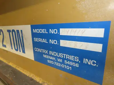 Contrx 2 Ton 4000 Lb Free Standing Jib Crane 14' Span 12' Height Under Beam
