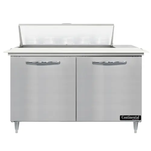 Continental D48N10C 48" Designer Line Sandwich/salad Prep Table W/ Refrigerated Base, 115v