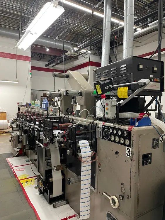 Used WEBTRON 750 Flexo Printing Presses Kansas US | Styers Equipment Company #235707
