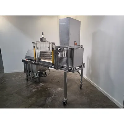 Used Econo Cheese Stainless Steel Two-Way Hydraulic Cheese Block Cutter